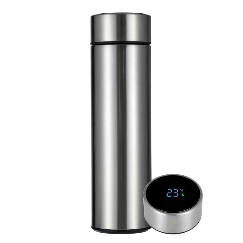 Vacuum Chamber Small - Thermoflasche mit Logo-Namen und digitalem Thermometer,
