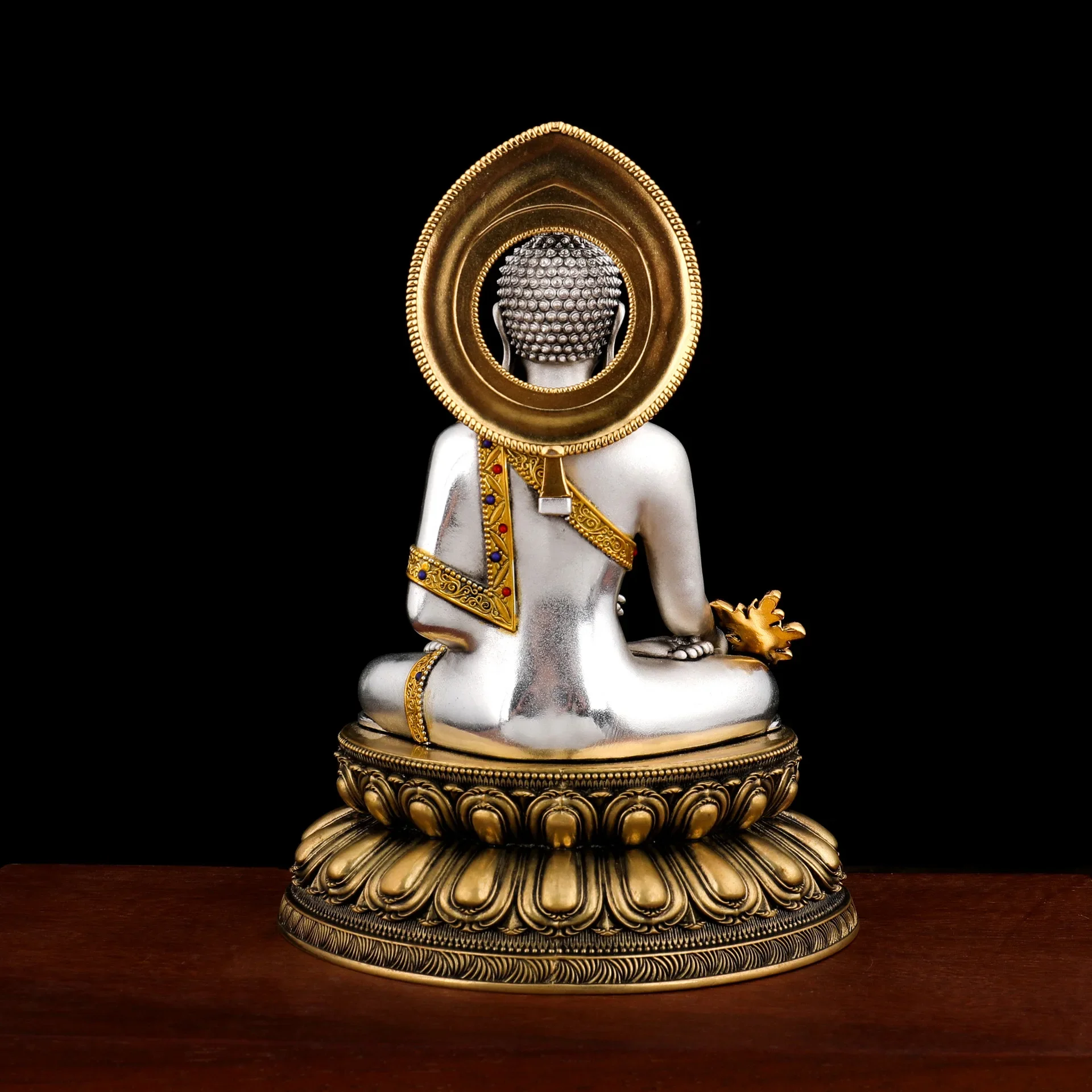 Crafting Resin - TQH-i7.7 Medizin-Buddha Heim-Denkmal Ornamente Handwerk Tragbare
