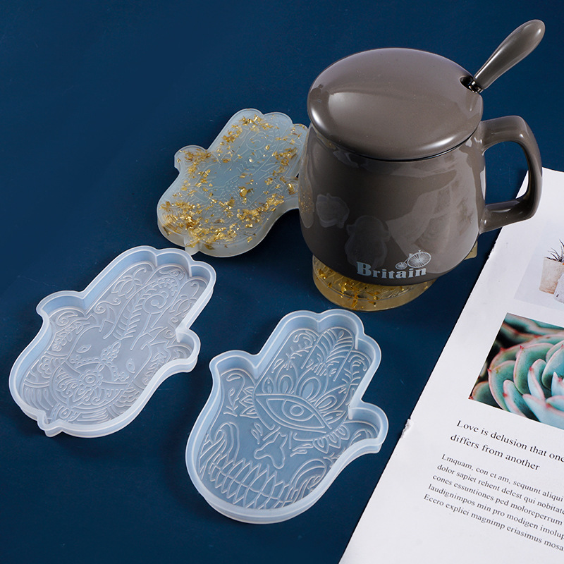 Silicone Mold Tray - 1 Pcs DIY Coaster Hand von