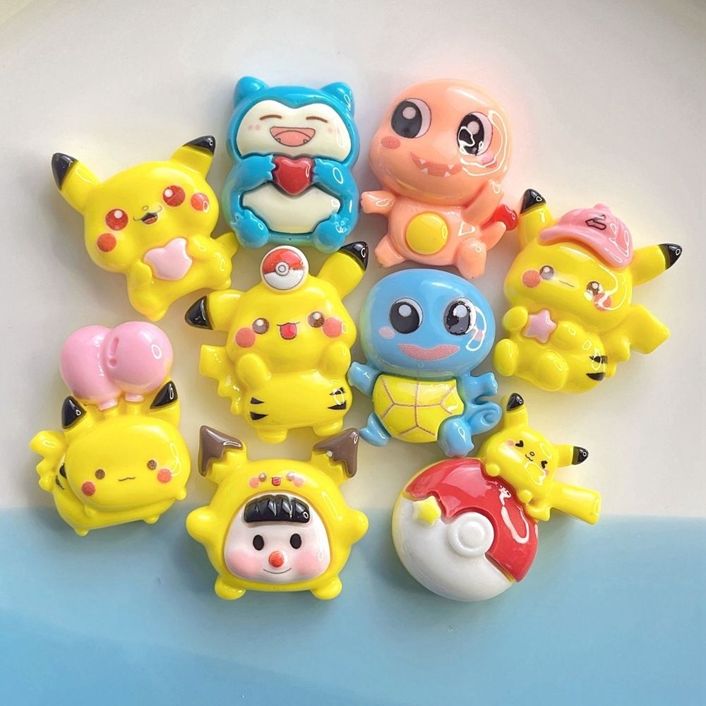 Crafting Resin - Neue DIY-Bastelmaterialien für Cartoon-Pokémon, Harz-Accessoires, kleine