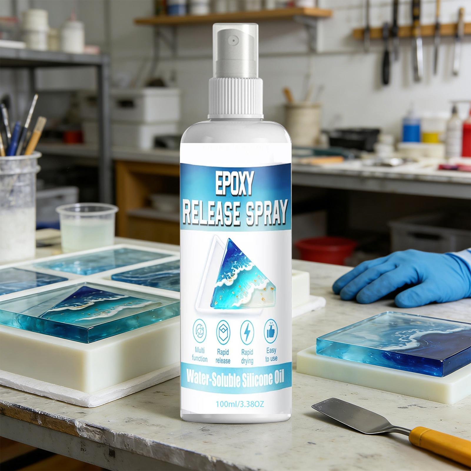 Resin Craft Workshop - Trennmittel-Spray 100ml Schnelltrocknendes Epoxid-Schmiermittel für Harzguss