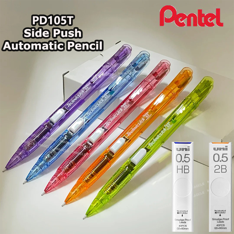 Pentel Pen Energel - Pentel Niedlicher Druckbleistift PD105T TECHNICLICK Jelly
