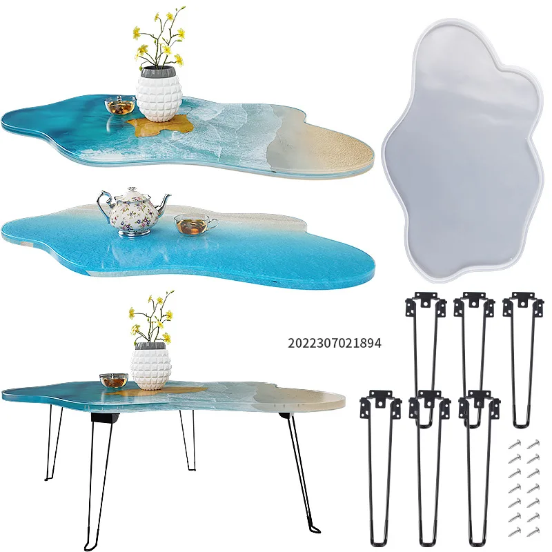 Resin Ocean Wave Mold - Große 61 cm unregelmäßige Tablett Epoxidharz