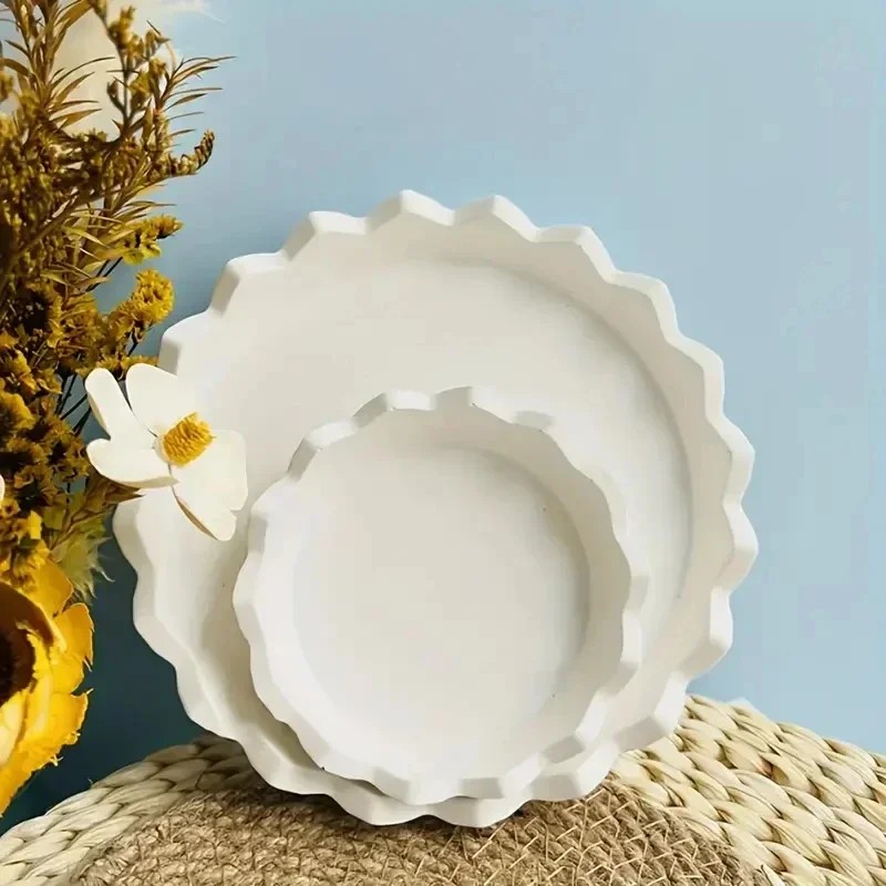 Coaster Mold Round - Wunderbare Silikon-Schmucktablett-Formen, runde Schalenformen für Epoxidharzguss,
