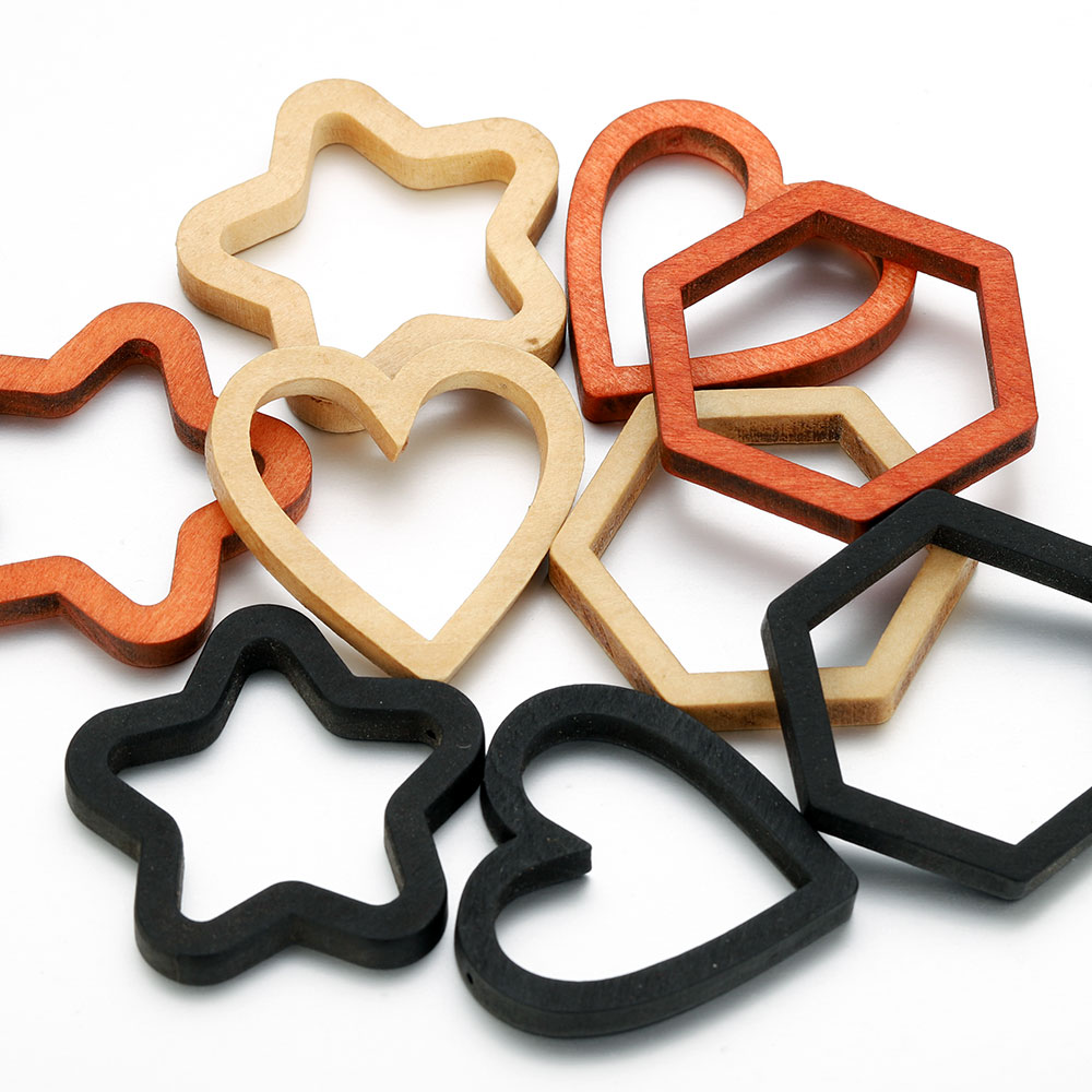 10 Stück Holzherz-Quadrat-Sili – Crafting Resin Bewertung und Preis
