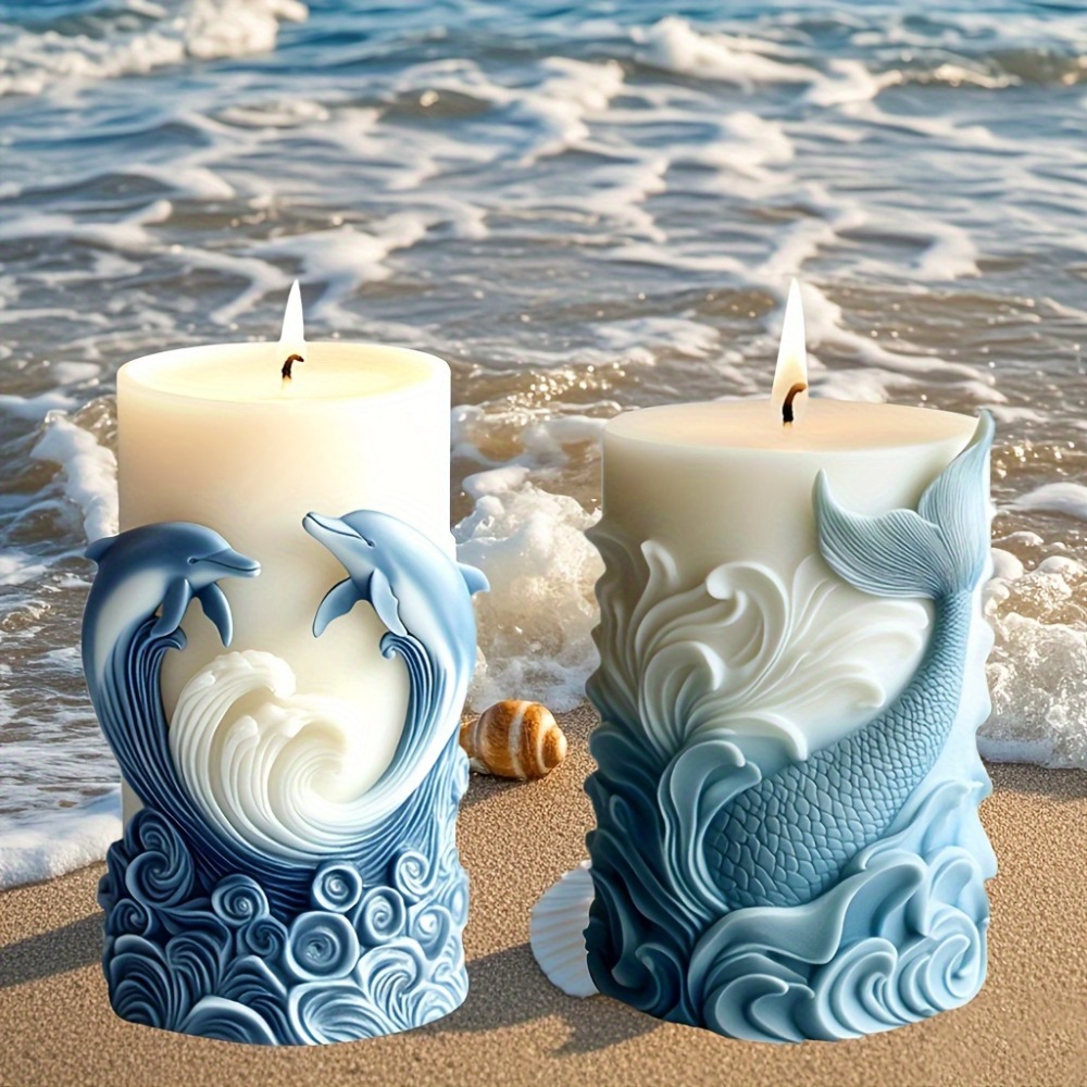 Ozean Thema Silikon Kerze Form – Resin Ocean Wave Mold Bewertung und Preis