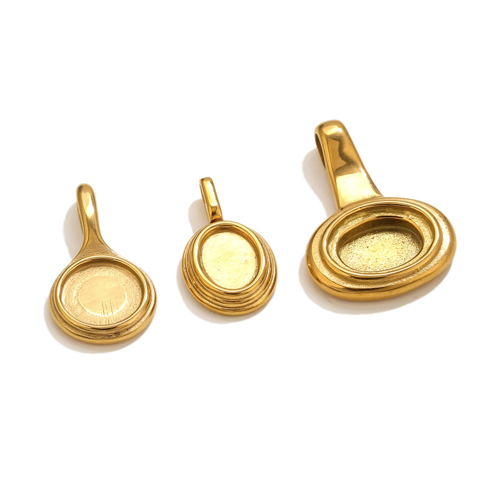 5 Stück Edelstahl Runde ovale  – Crafting Resin Bewertung und Preis
