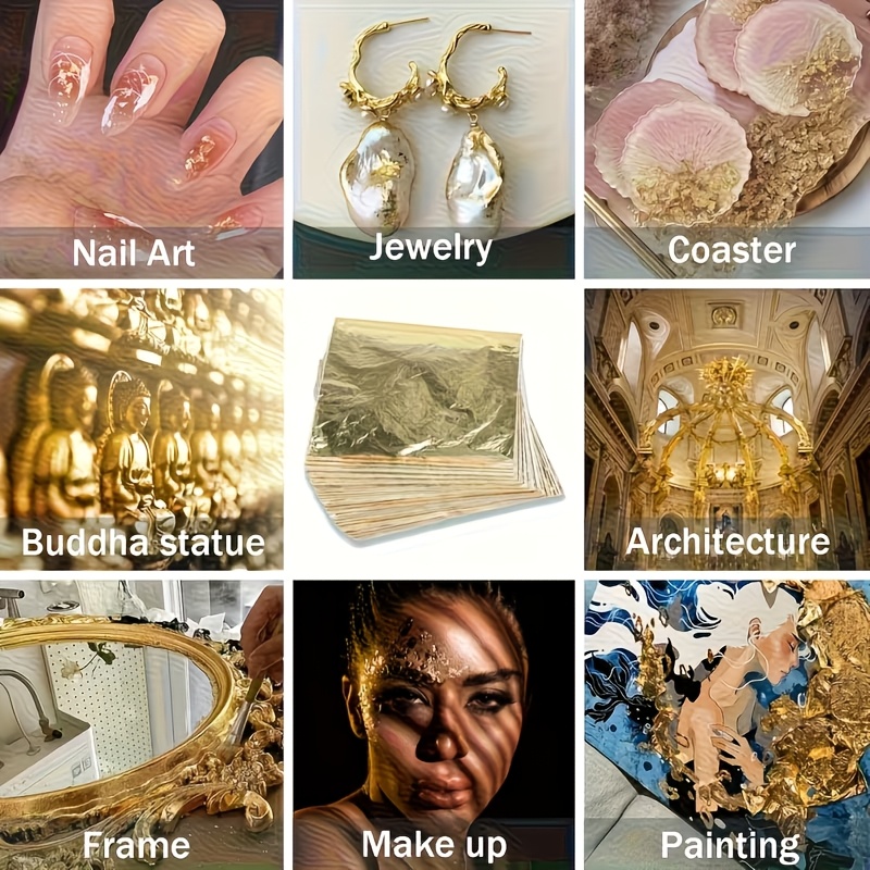 Set mit 100 Stück Imitations-G – Gold Foil Flakes Bewertung und Preis