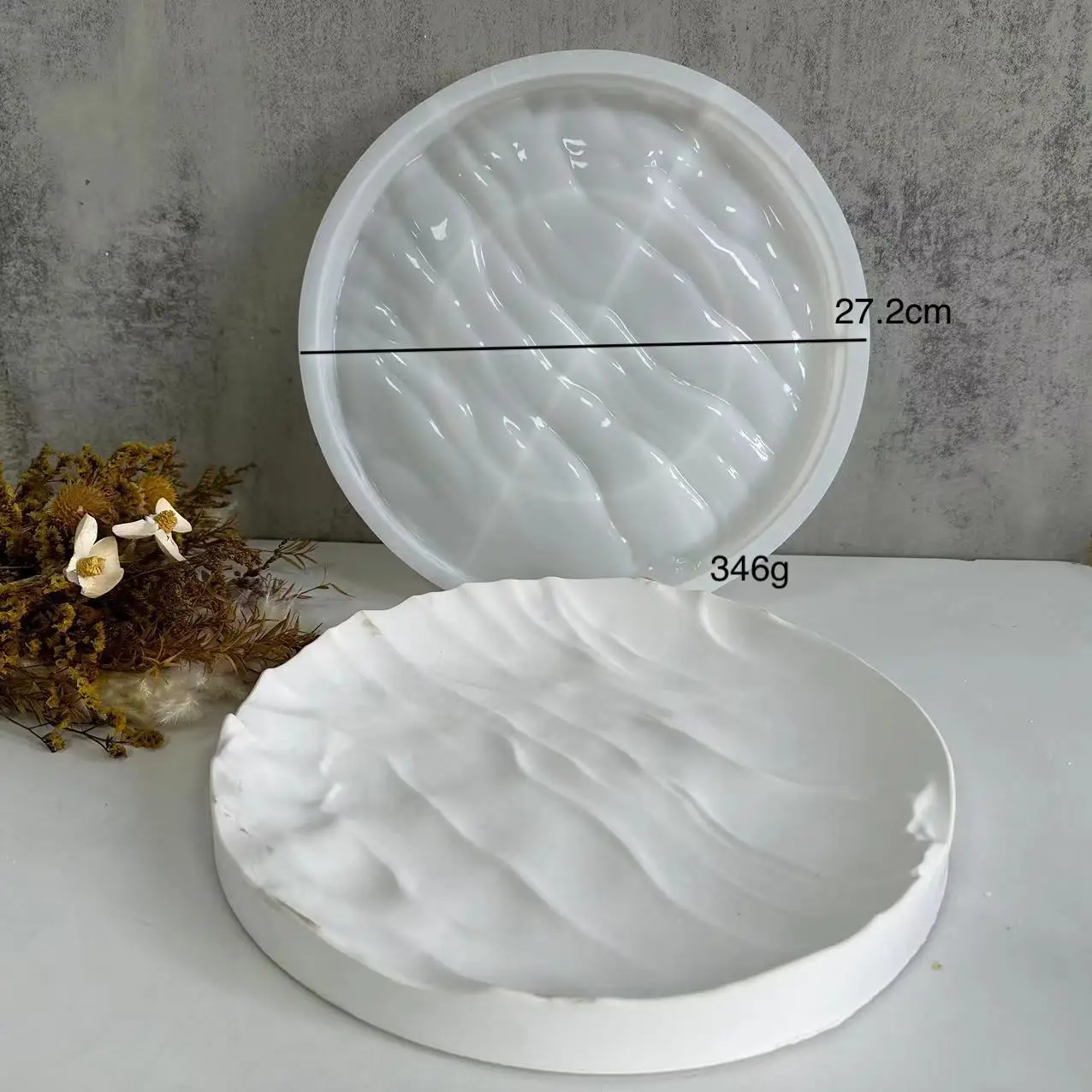 Unregelmäßige Ozean wellen gro – Coaster Mold Round Bewertung und Preis