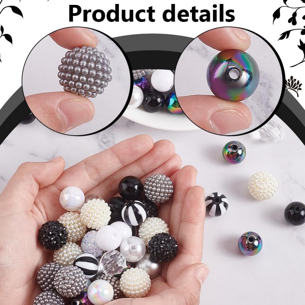 106 Stück klobige Perlen, 12 S – Crafting Resin Bewertung und Preis