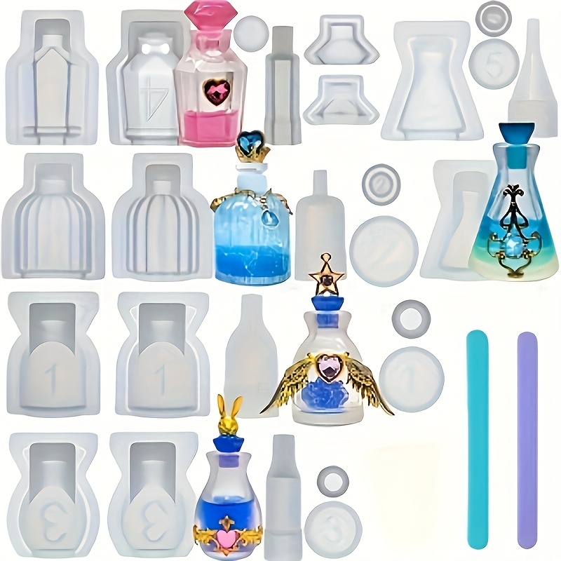 Ein Set aus 5 Parfümflaschen-S – Resin Jewelry Kit Bewertung und Preis