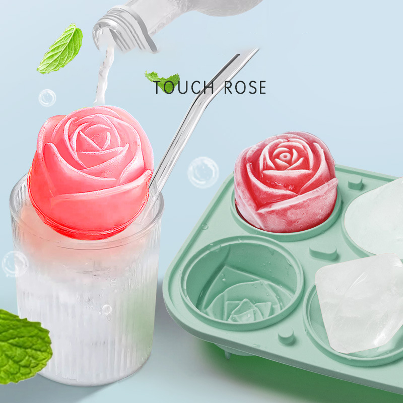 3D Rose Diamant Runde Eiswürfe – Coaster Mold Round Bewertung und Preis