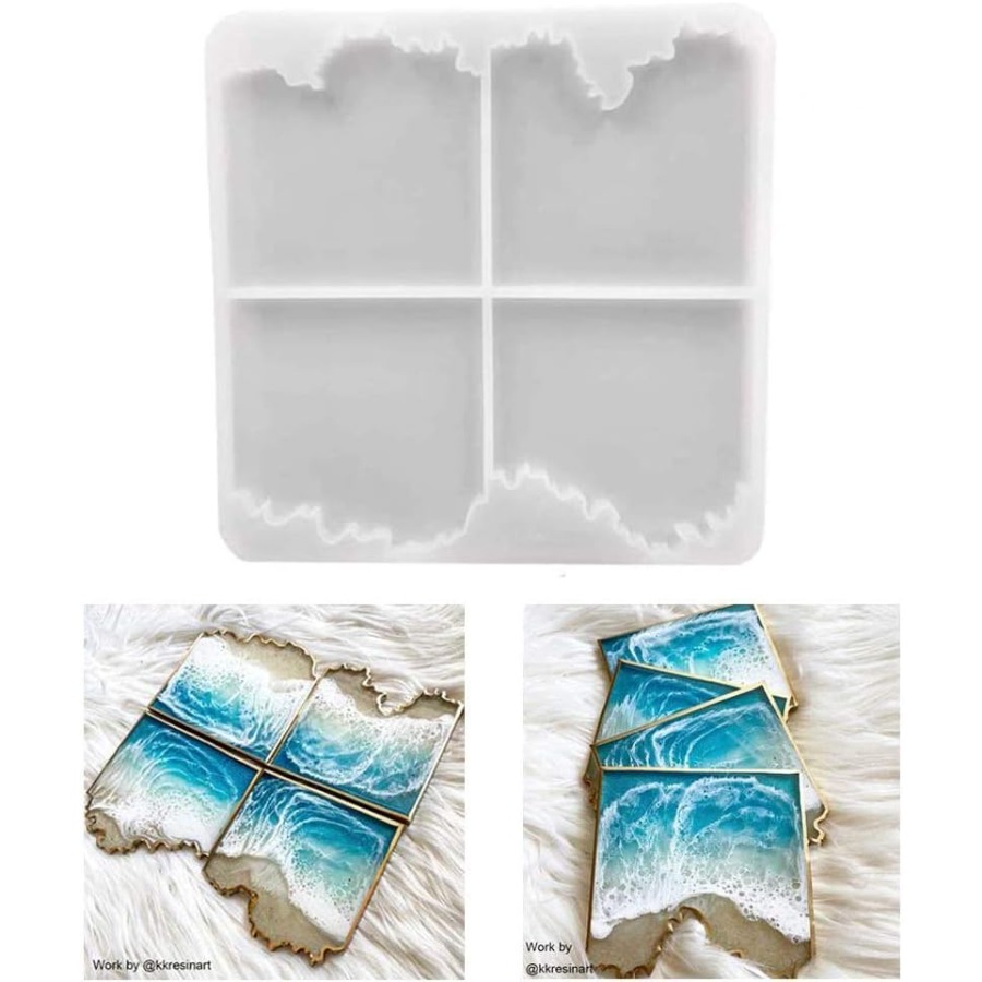 Silikonform für Ozeanwellen-Un – Resin Ocean Wave Mold Bewertung und Preis