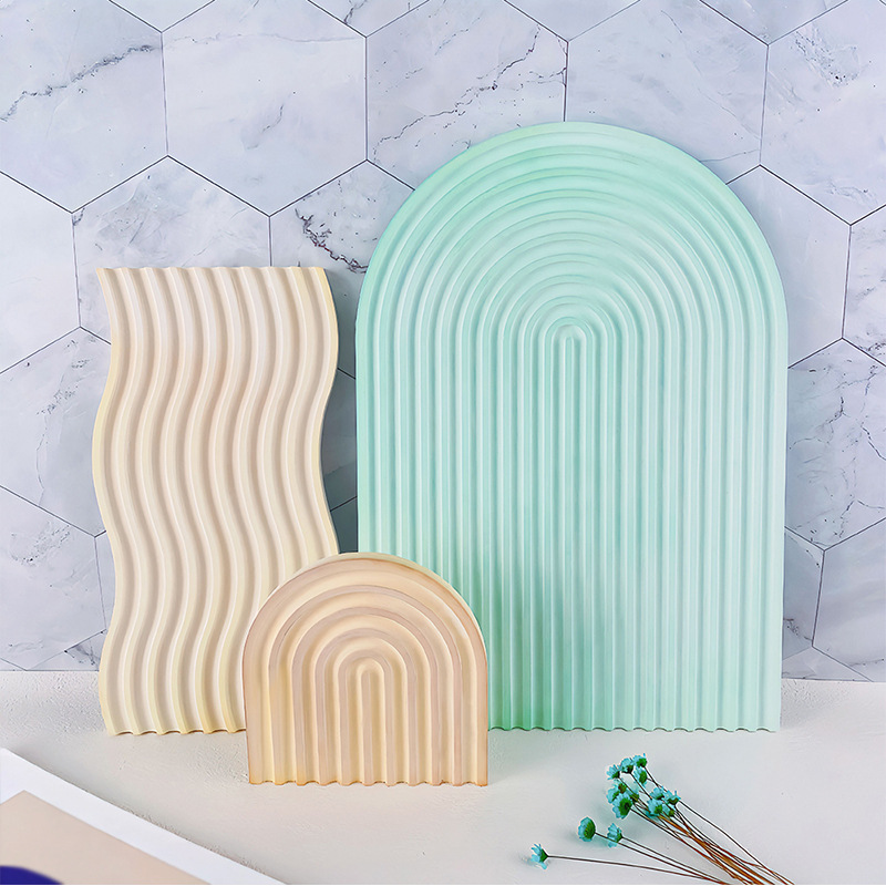 DIY Gestreifte Wellen Tablett  – Silicone Mold Tray Bewertung und Preis