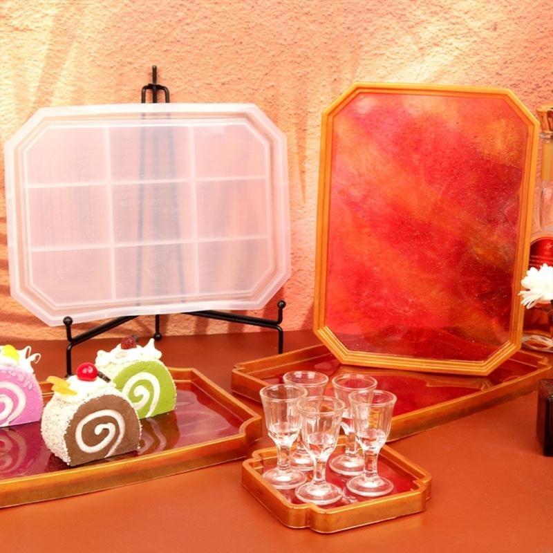 Silikonharz-Kuchenhalter-Table – Geode Mold Silicone Bewertung und Preis
