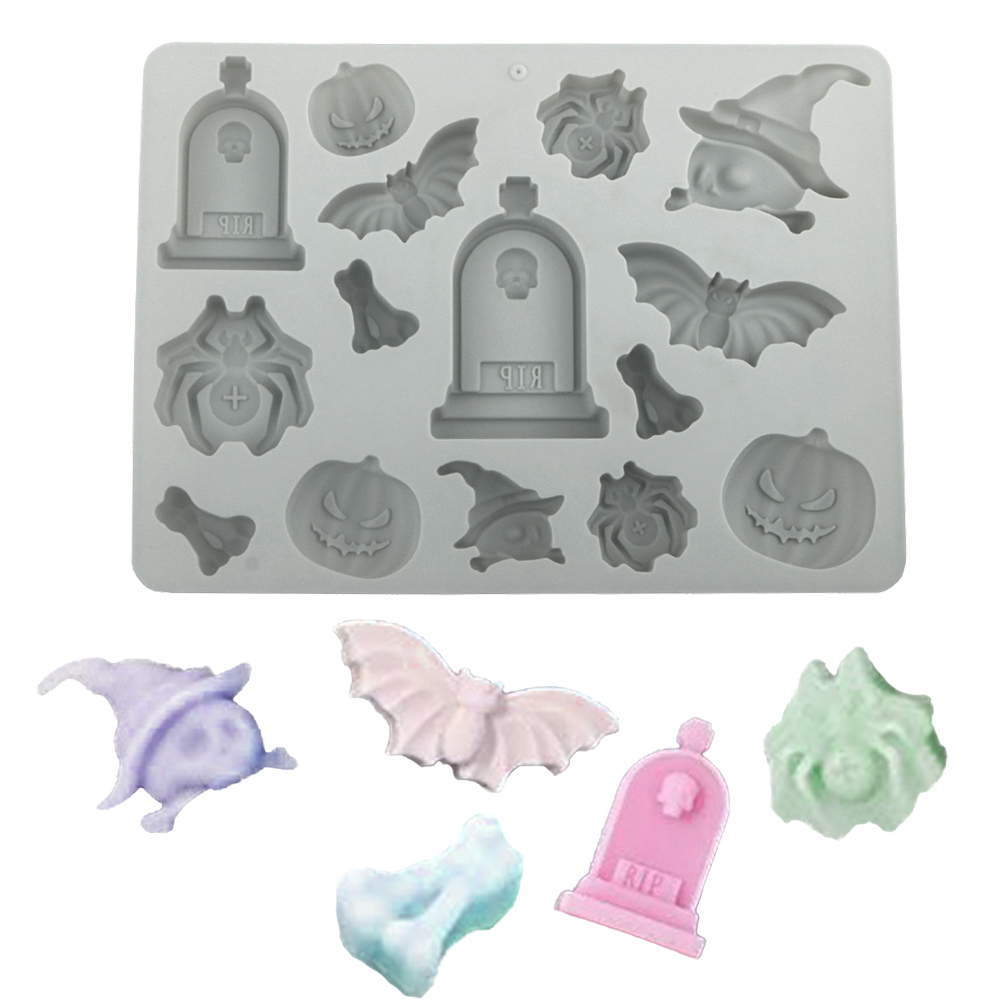 Halloween Element Grabstein Sp – Silicone Mold Tray Bewertung und Preis