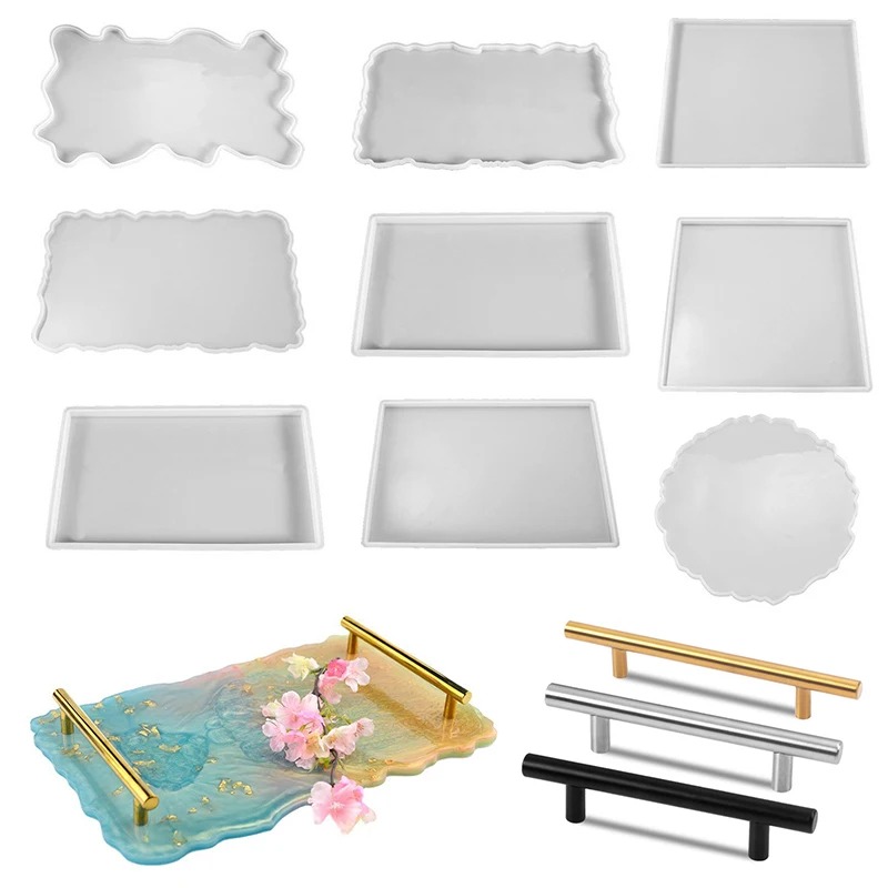 Tablett Epoxidharz Silikonform – Silicone Mold Tray Bewertung und Preis