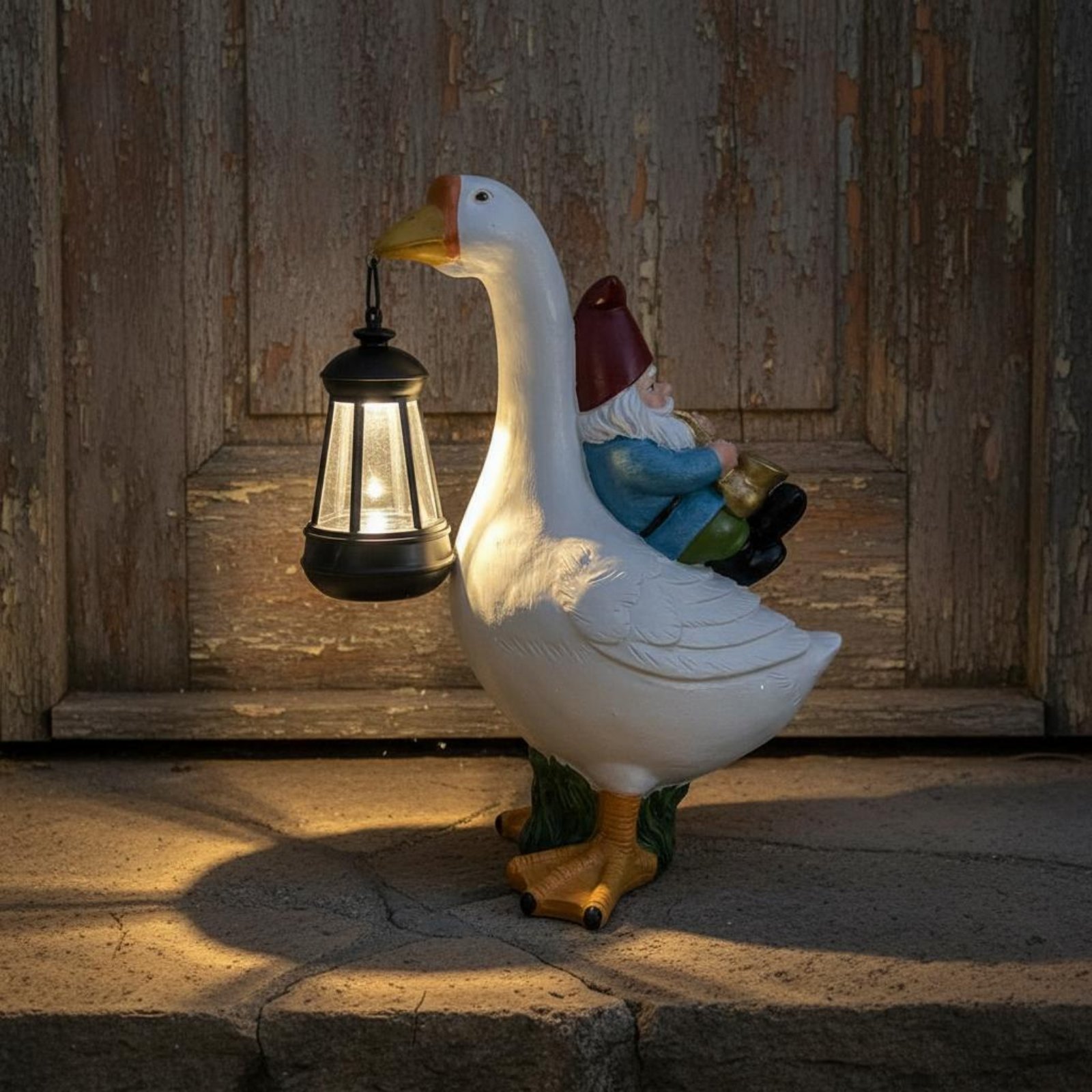 Gartenzwerg auf Gans Statue We – Crafting Resin Bewertung und Preis