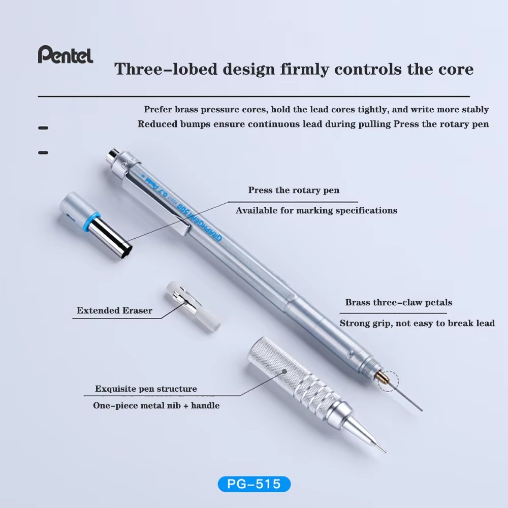 1 Stück Pentel Graphgear 500 T – Pentel Pen Graphgear Bewertung und Preis